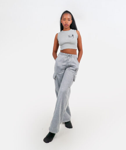 2-Piece Women Cargo + Vest Set